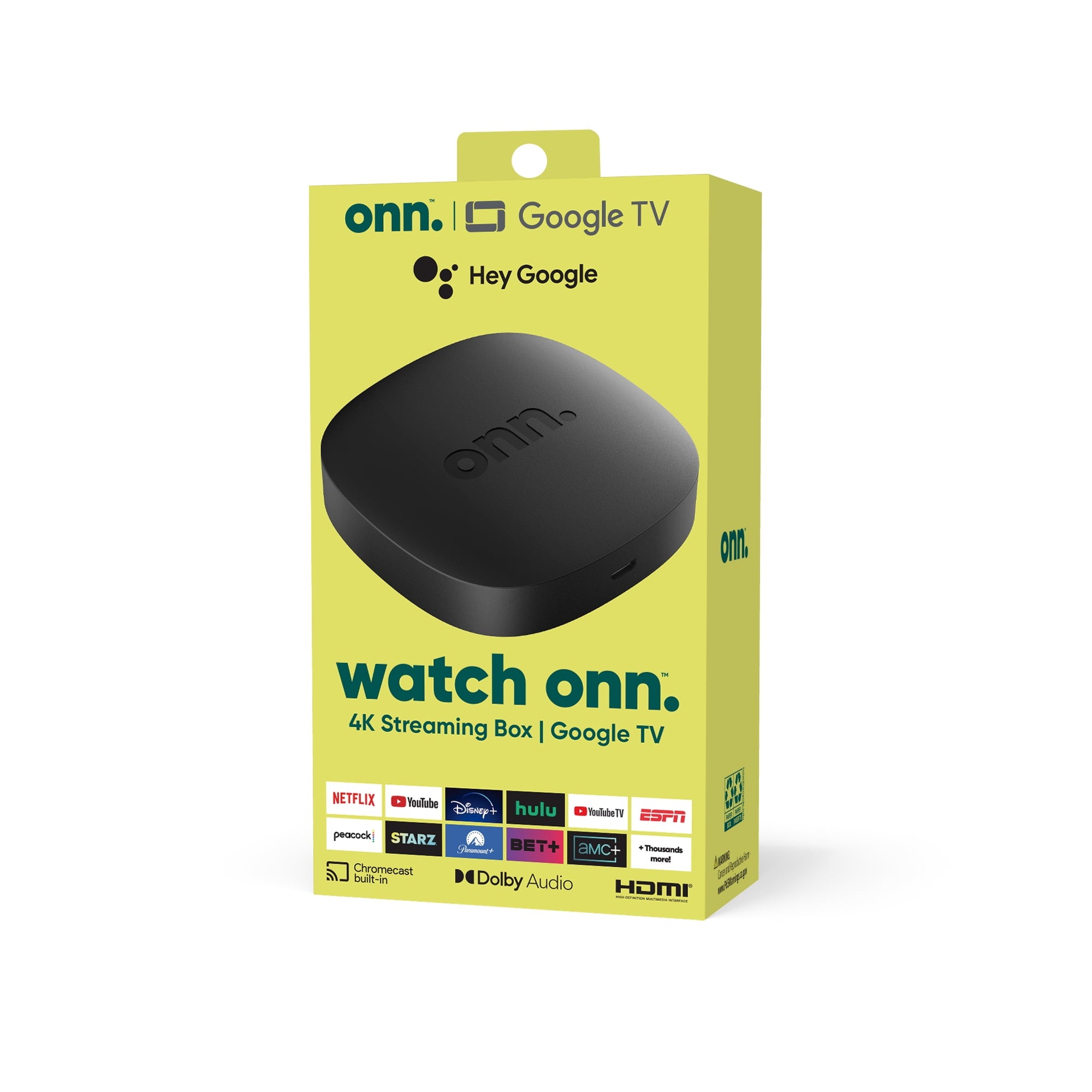 ONN. Google TV 4K Streaming Box ONN. Google TV 4K Streaming Box